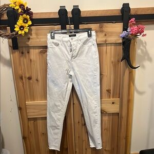 Banana Republic High Rise Jeans in Crisp White